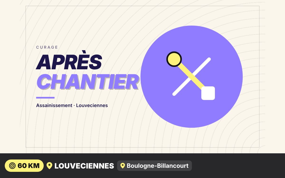 Je vais déboucher vos canalisations après travaux à Vernouillet