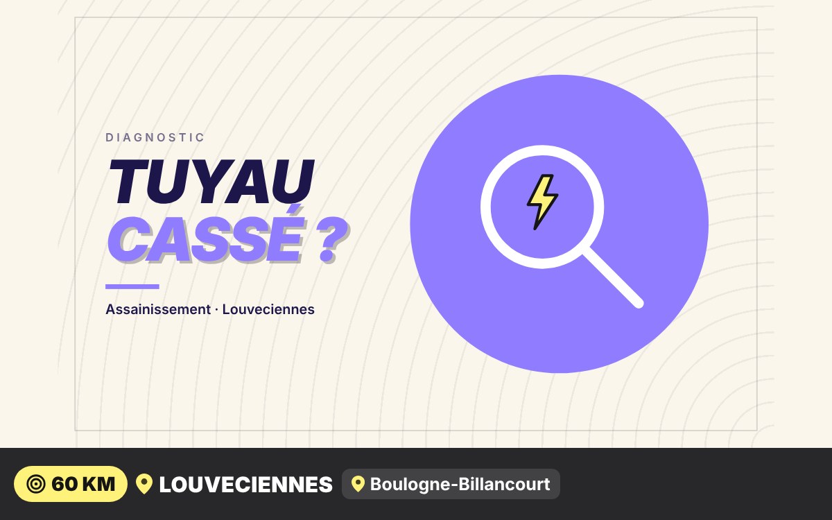 Je vais rechercher la casse sur votre canalisation à Vernouillet
