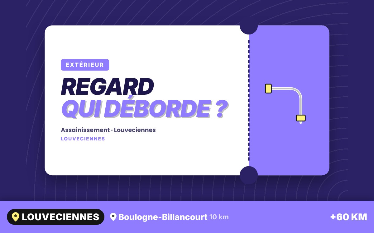 Je vais déboucher votre regard ou votre canalisation extérieure à Gisors