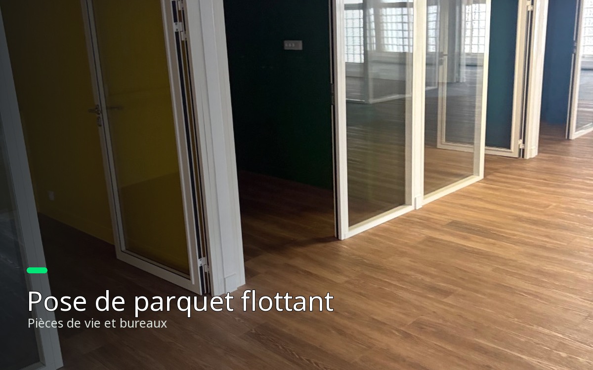 Je vais poser votre parquet flottant à Saint-Cloud
