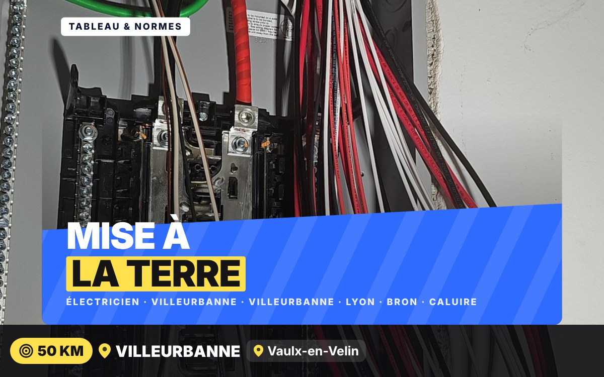 Je vais mettre votre installation à la terre à Écully