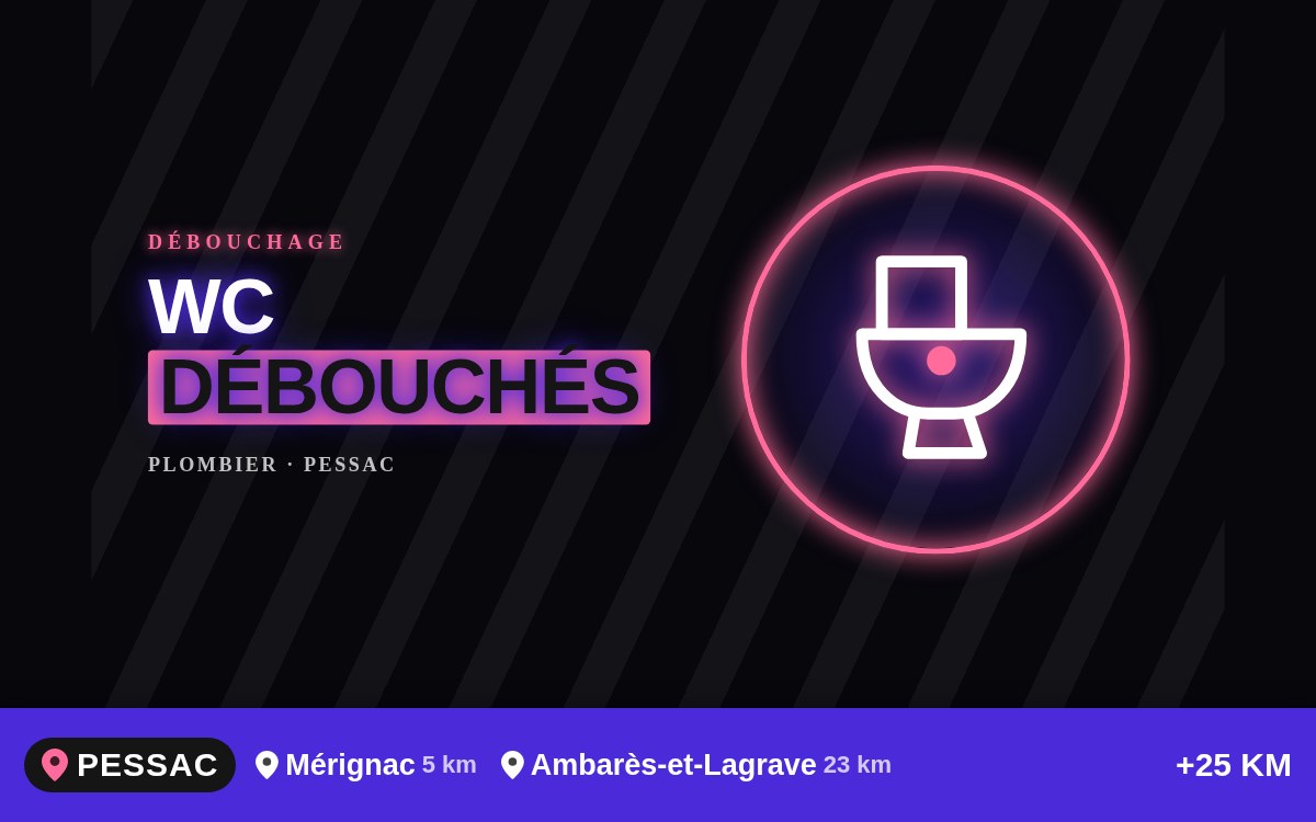 Je vais déboucher vos toilettes bouchées à Bordeaux