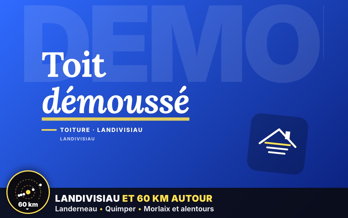 Je vais démousser votre toiture à Quimper