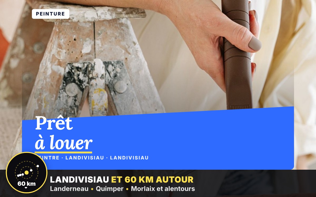 Je vais repeindre votre logement avant location ou vente à Quimper
