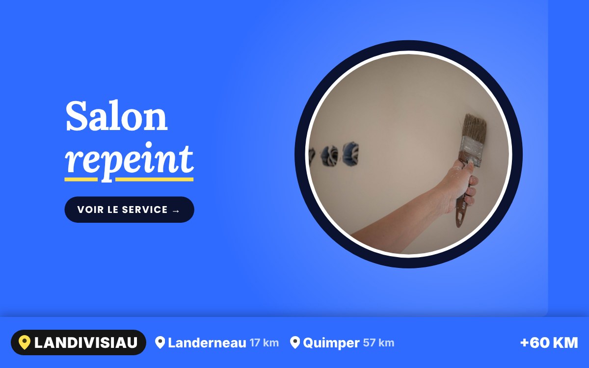 Je vais repeindre les murs de votre salon à Quimper