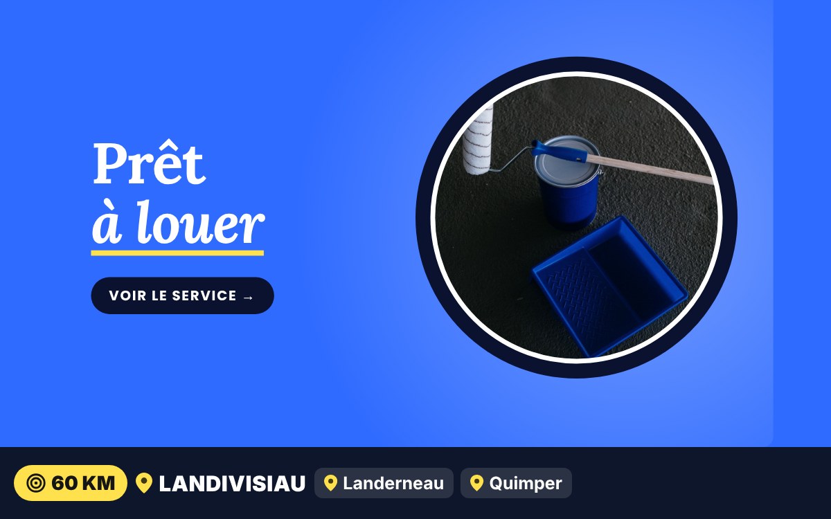 Je vais rafraîchir votre logement avant une location à Quimper