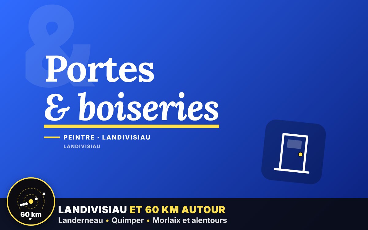 Je vais repeindre vos boiseries et portes à Quimper