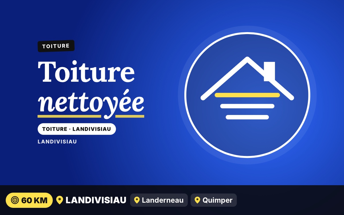 Je vais nettoyer votre toiture à Quimper