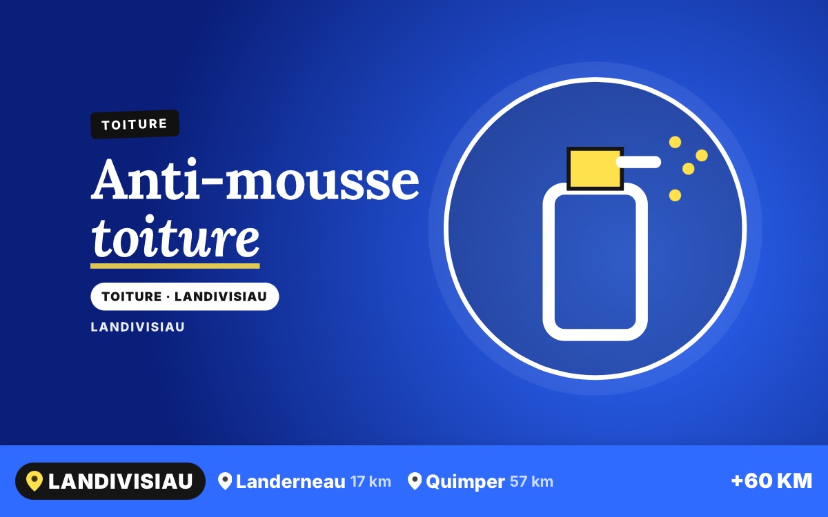 Je vais appliquer un traitement anti-mousse sur votre toit à Quimper