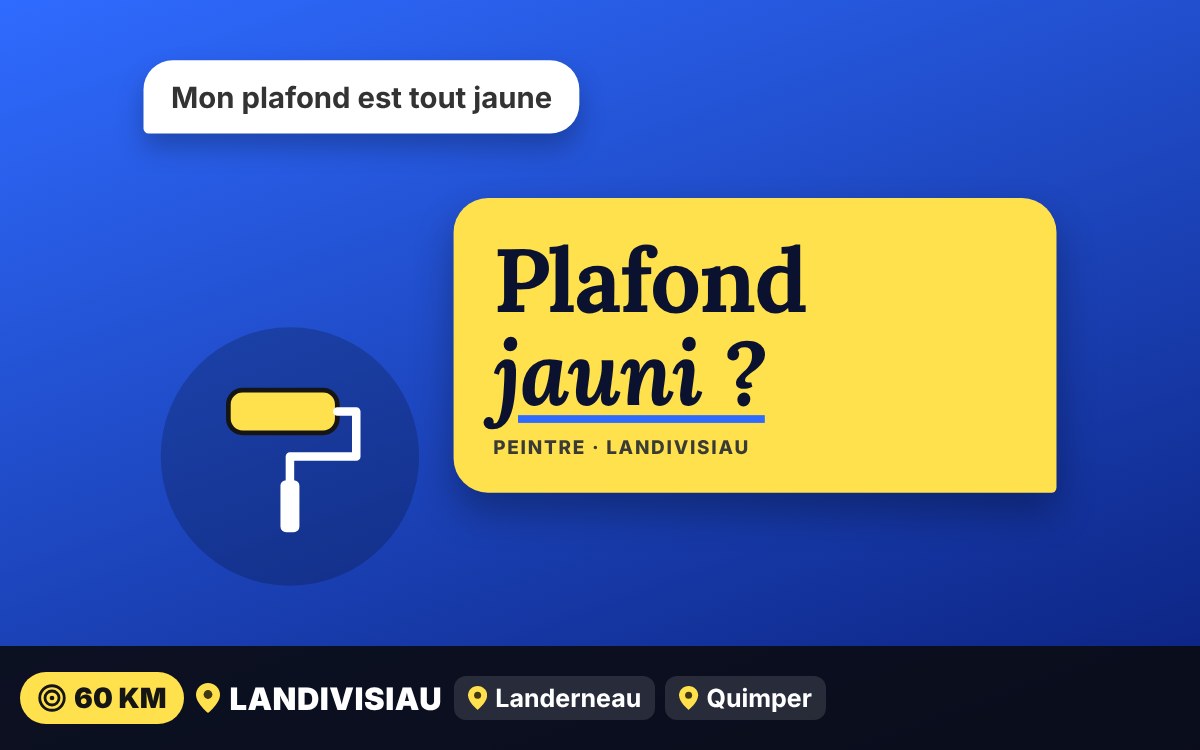 Je vais repeindre vos plafonds à Quimper