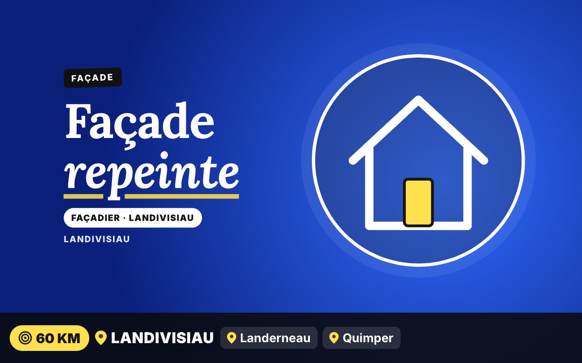Je vais repeindre la façade de votre maison à Quimper