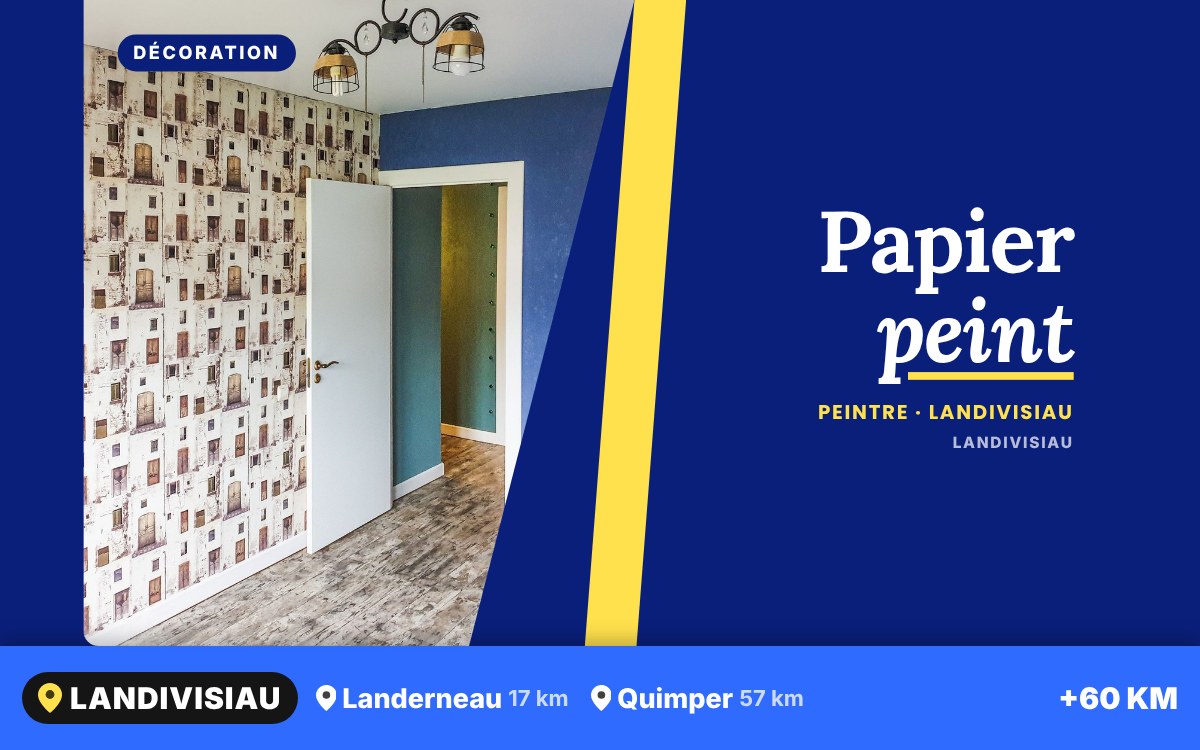 Je vais poser votre papier peint à Quimper