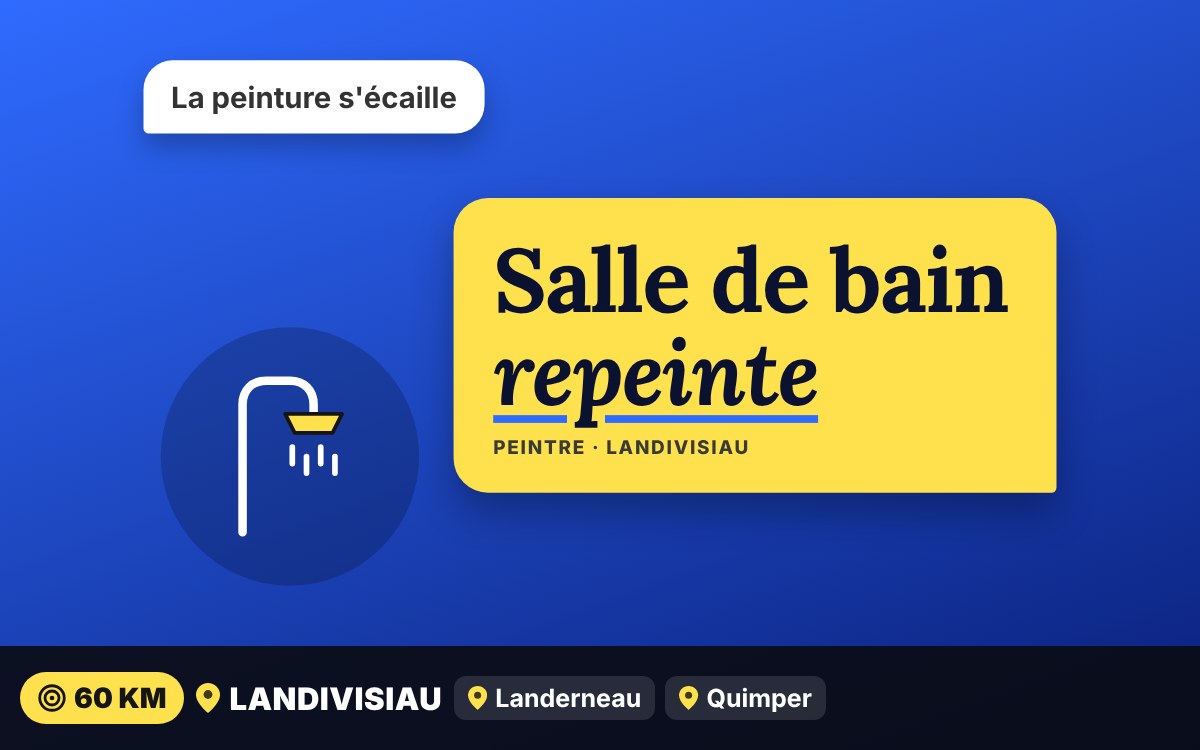 Je vais refaire la peinture de votre salle de bain à Quimper