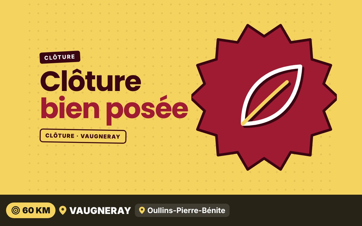 Je vais poser une clôture grillagée ou en panneaux rigides à Écully