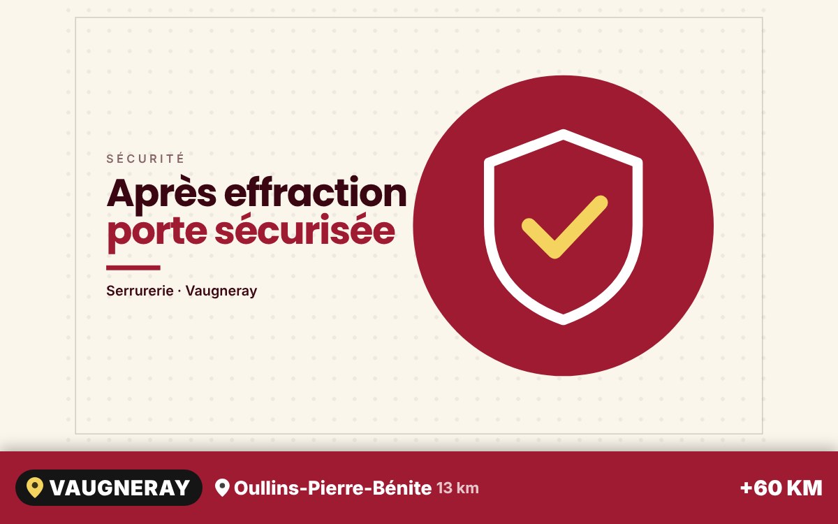 Je vais sécuriser votre porte après une tentative d’effraction à Écully