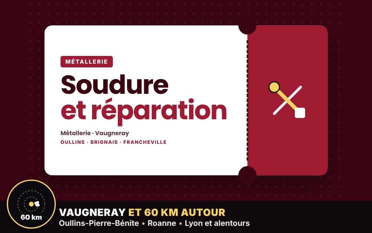 Je vais réparer par soudure votre portail, grille ou garde-corps à Écully