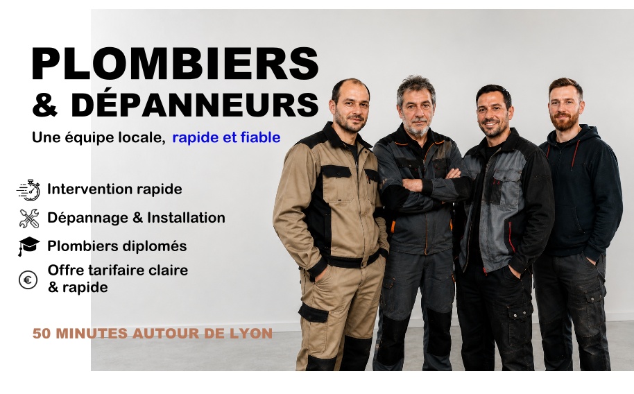 Équipe de 8 plombiers expérimentés