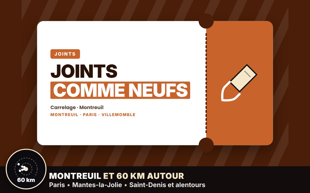 Je vais refaire les joints de votre carrelage ou de votre douche à Creil