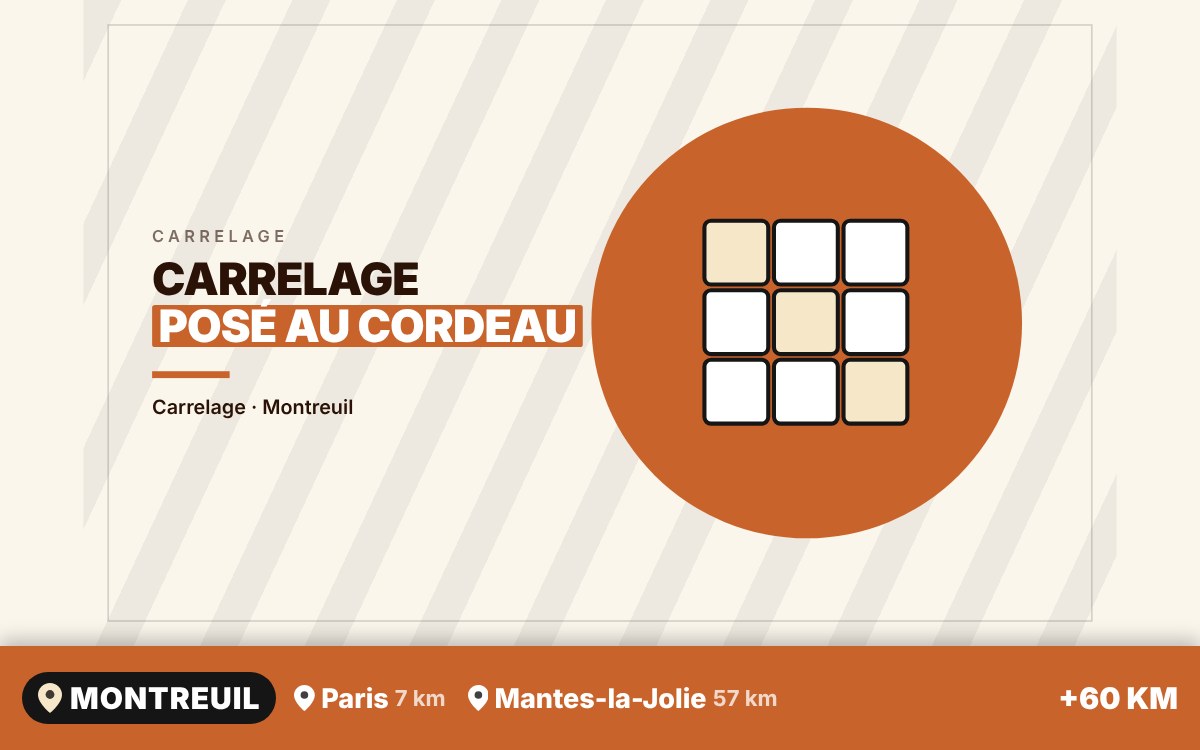 Je vais poser votre carrelage au sol à Paris