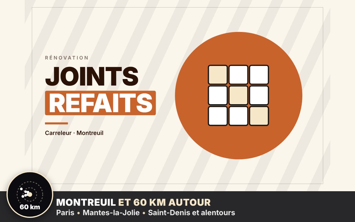 Je vais refaire vos joints de carrelage à Paris
