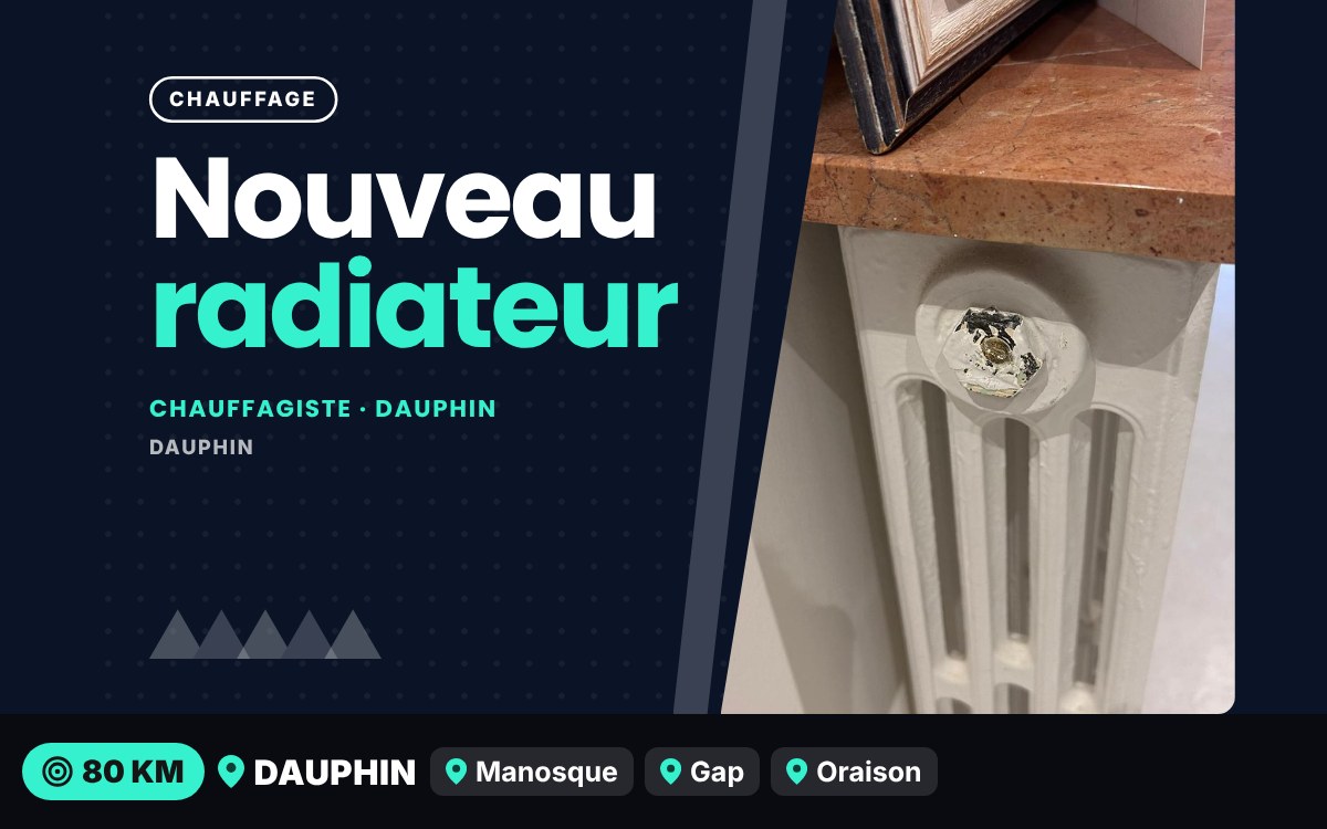 Je vais poser votre radiateur à eau à Pont-Saint-Esprit