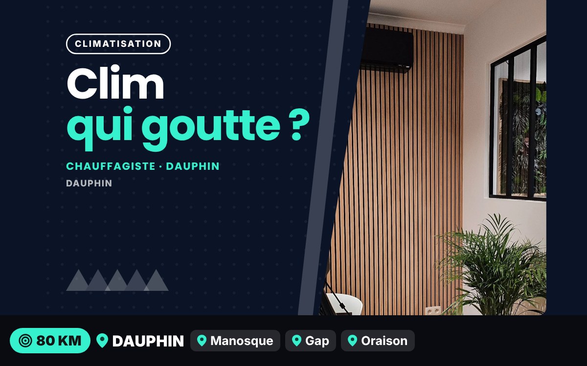 Je vais réparer votre climatisation qui goutte à Pont-Saint-Esprit