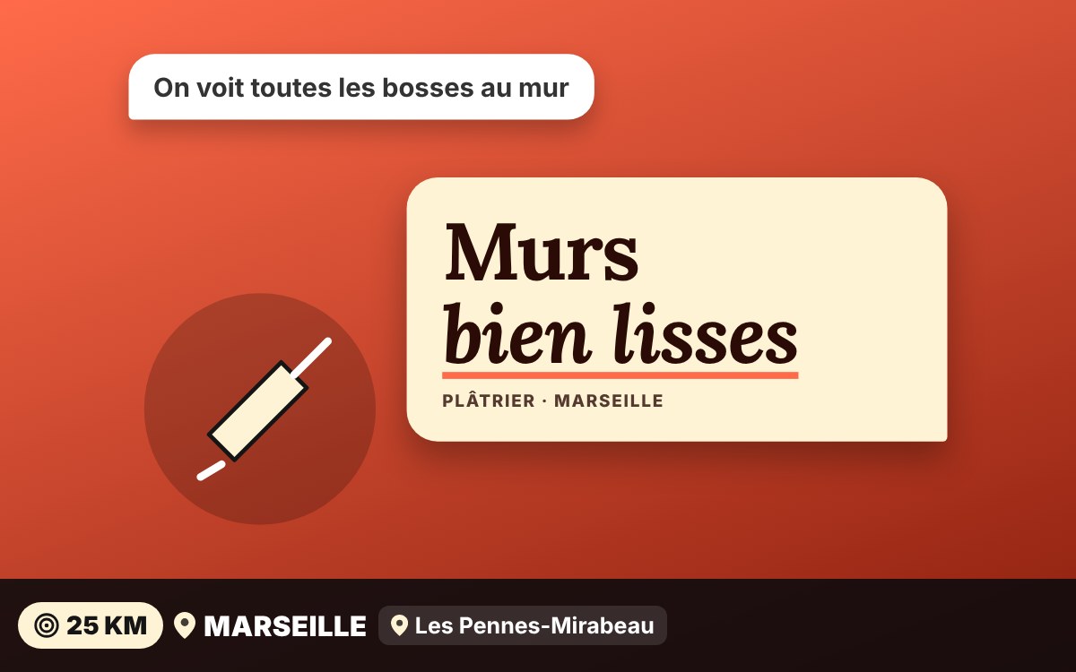 Je vais lisser vos murs avec un enduit à Marseille