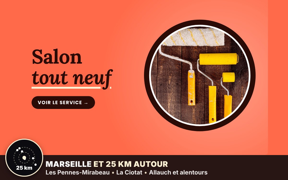 Je vais repeindre votre salon à Marseille