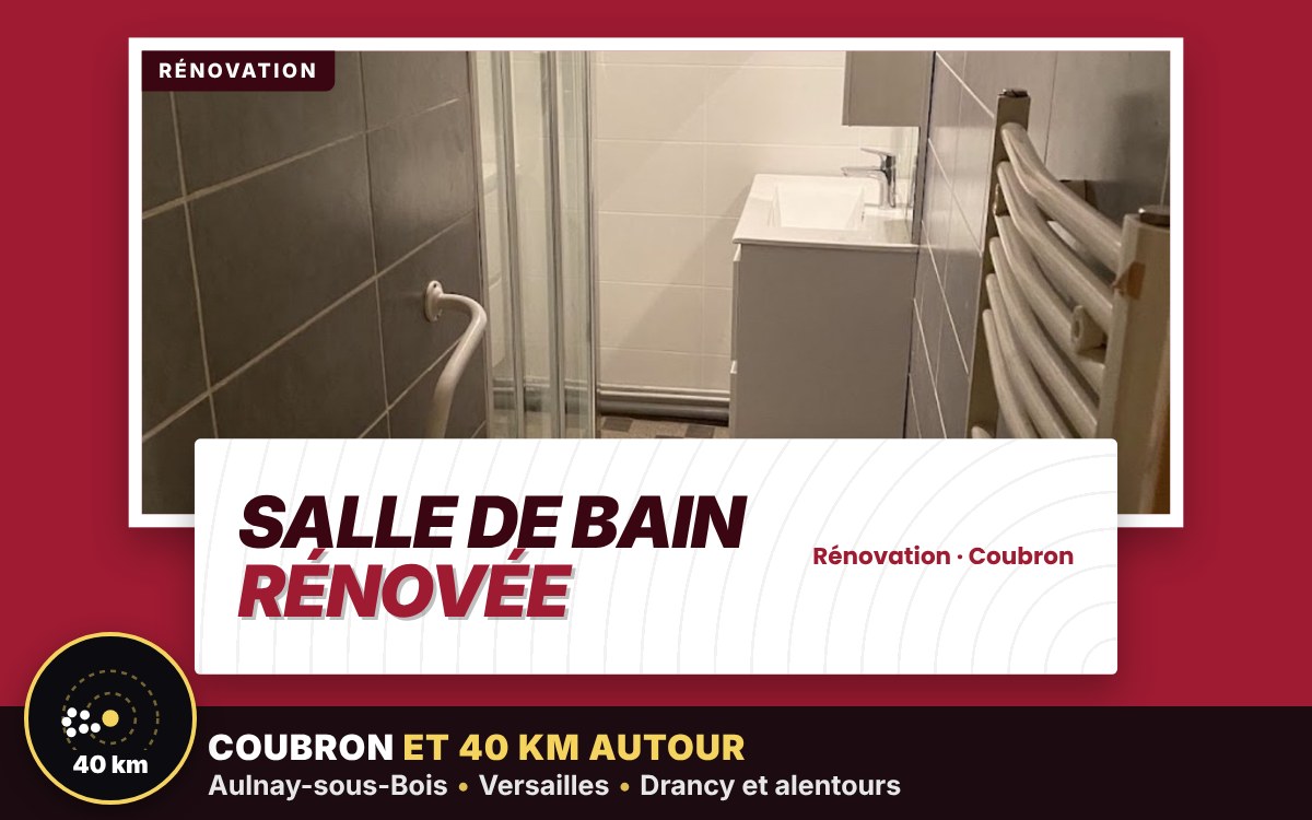 Je vais rénover votre salle de bain à Paris