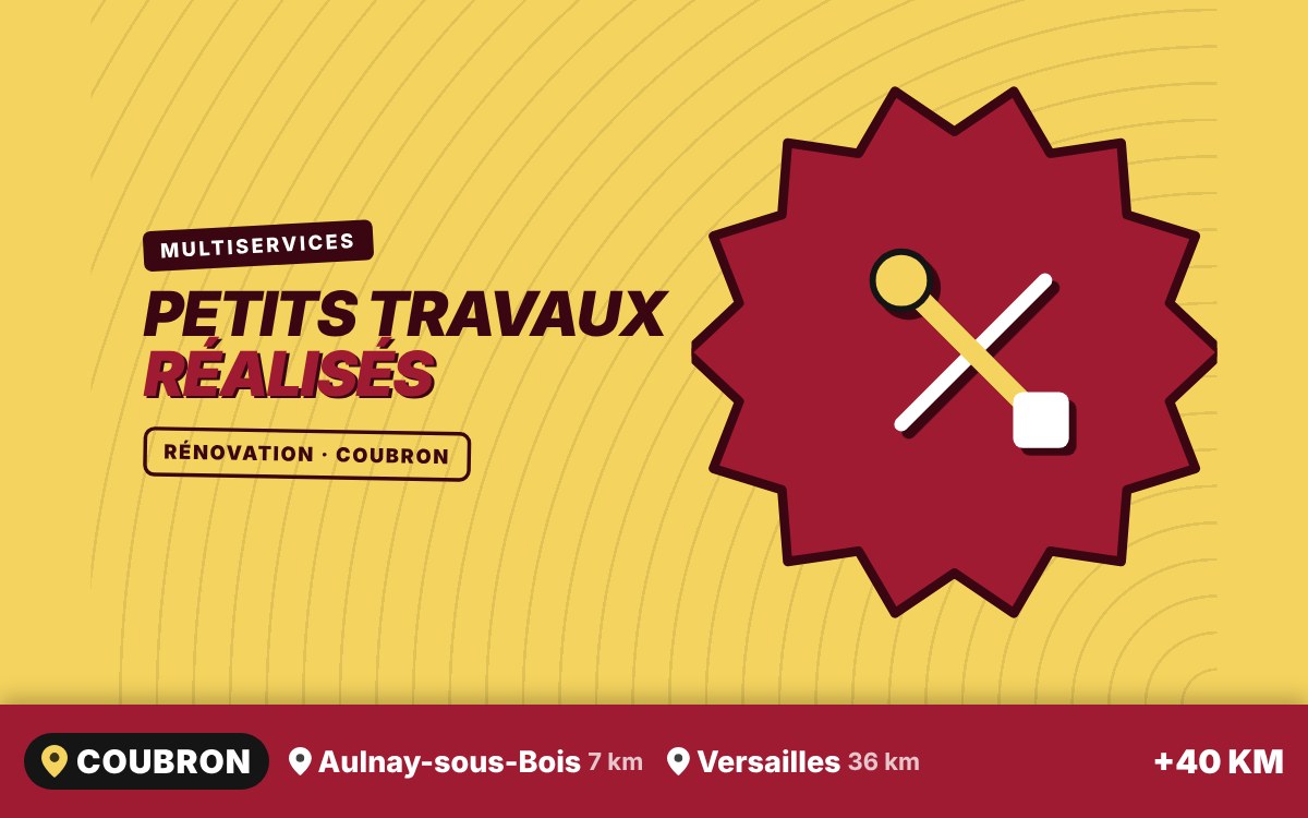 Je vais réaliser vos petits travaux à Meaux