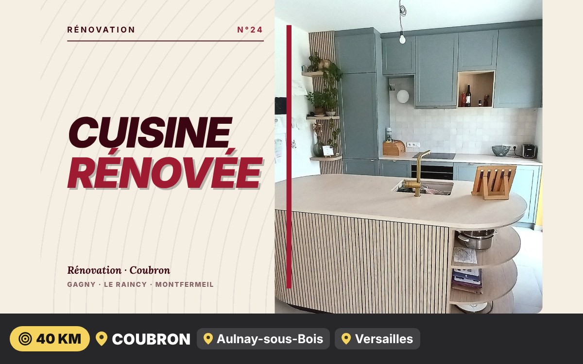 Je vais rénover votre cuisine à Paris