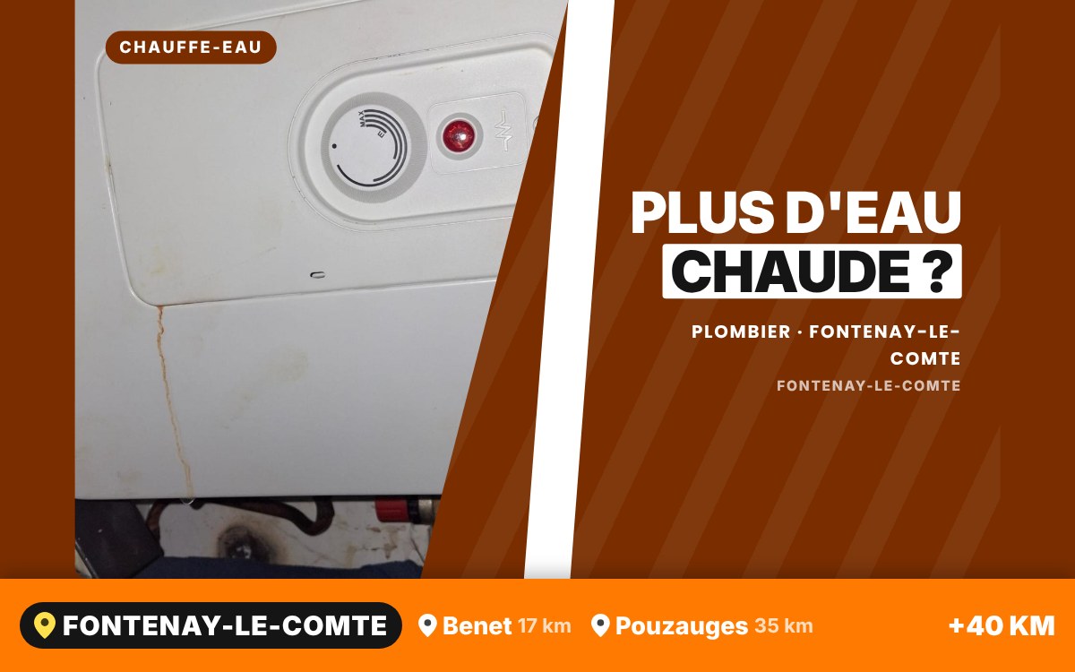 Je vais dépanner votre chauffe-eau en panne à Niort