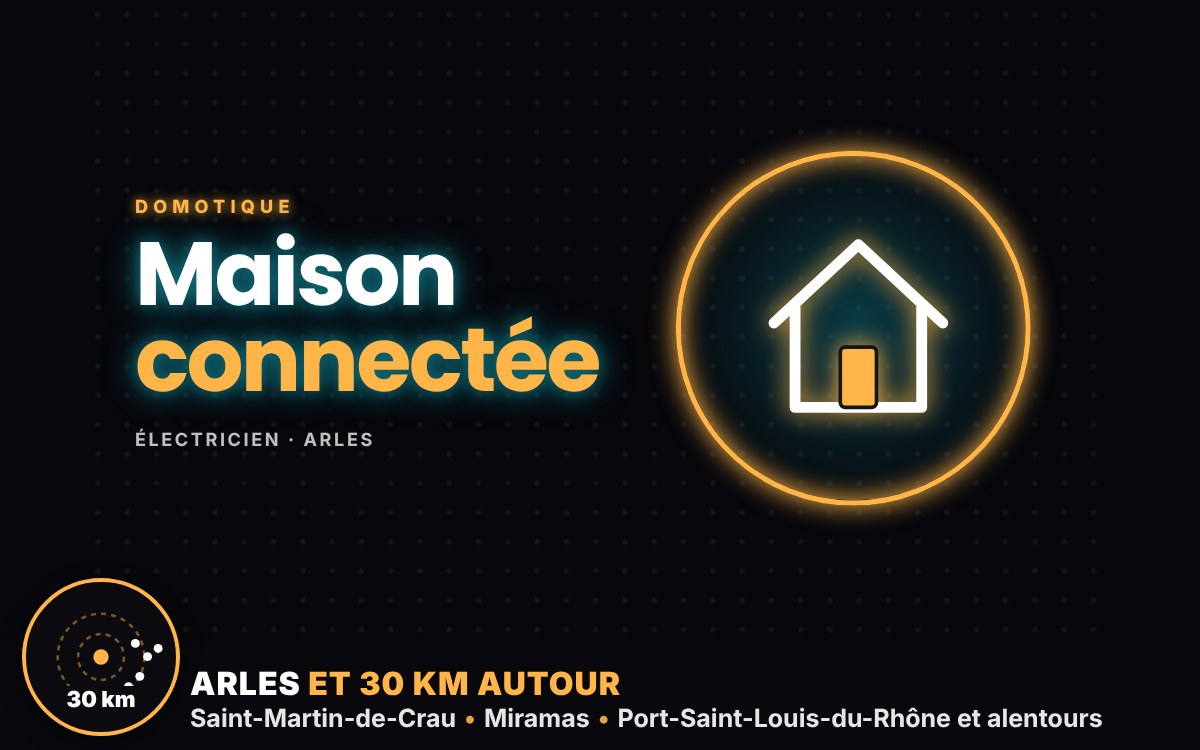 Je vais connecter votre éclairage et vos volets à Beaucaire