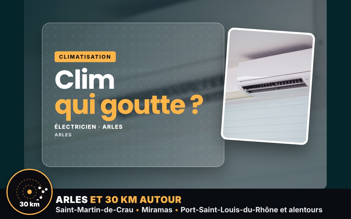 Je vais réparer votre climatisation qui goutte à Beaucaire