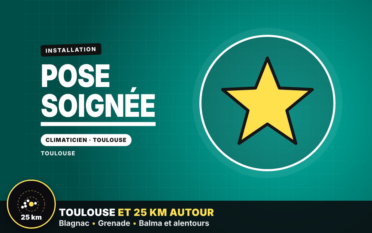 Je vais réaliser votre installation de façon soignée et discrète à Toulouse
