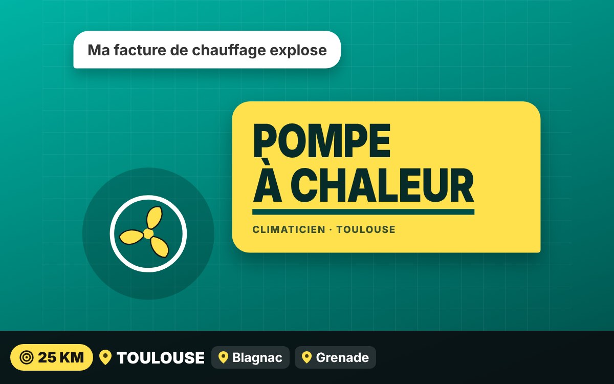 Je vais installer votre pompe à chaleur air/air à Toulouse