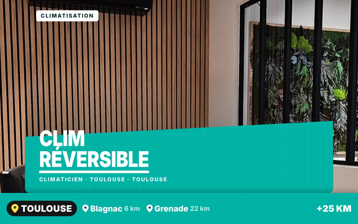 Je vais installer votre climatisation réversible à Toulouse