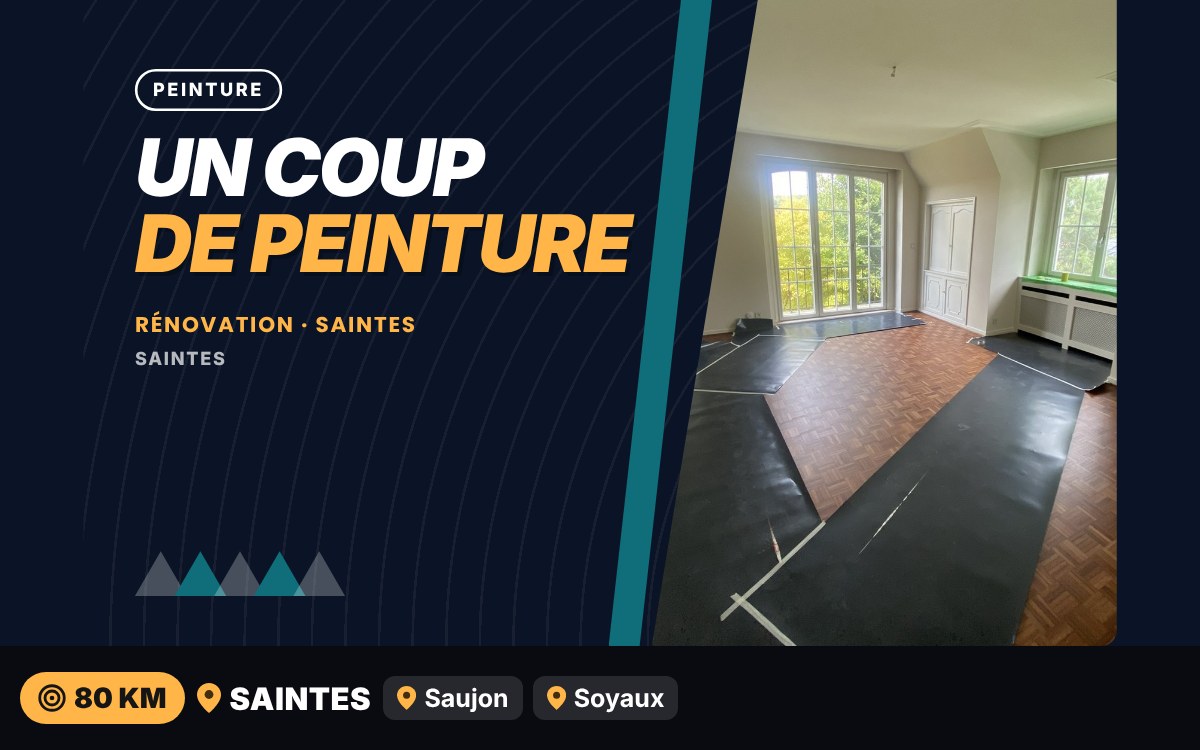 Notre équipe va peindre votre intérieur à Niort