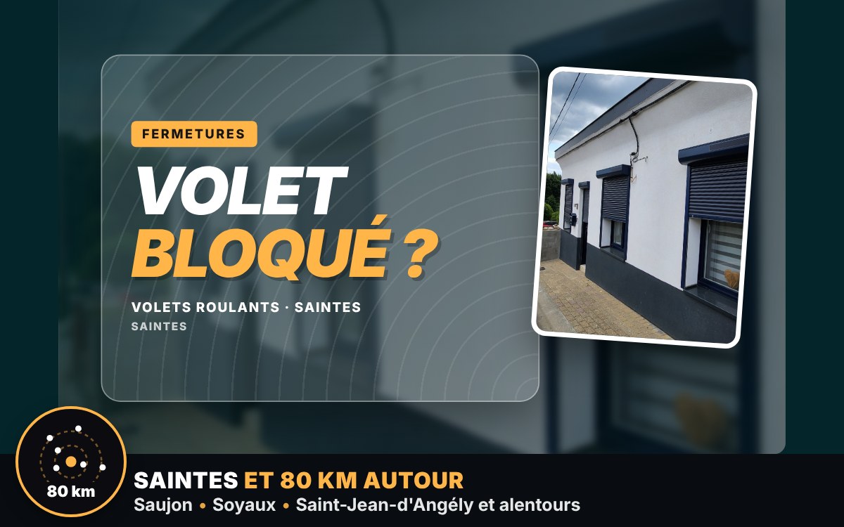 Notre équipe va dépanner votre volet roulant à Niort