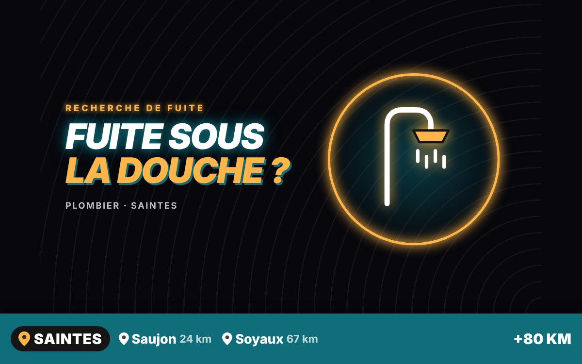 Notre équipe va traiter l'infiltration sous votre douche ou votre baignoire à Niort