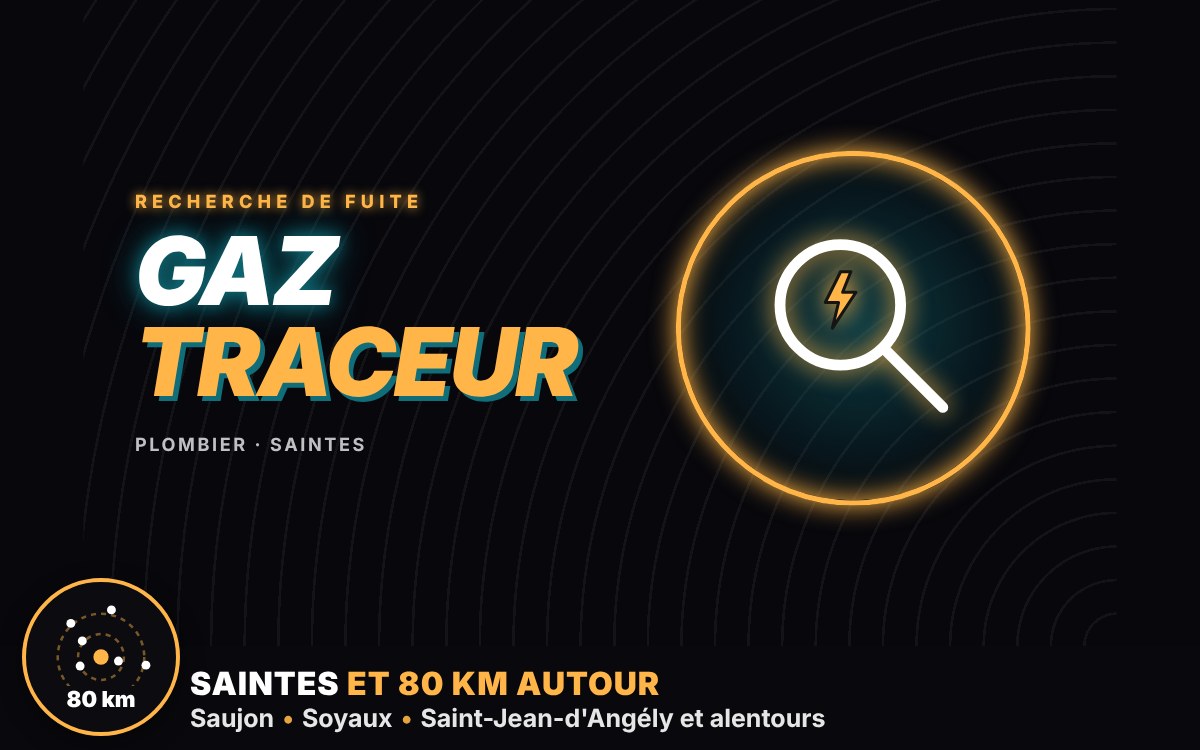 Notre équipe va rechercher votre fuite au gaz traceur à Angoulême