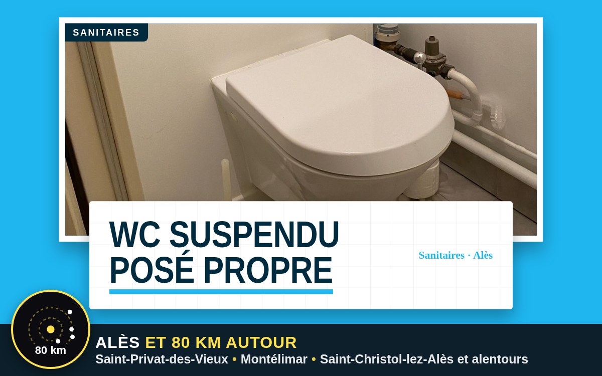 Notre équipe va remplacer vos WC ou installer un WC suspendu à Montpellier