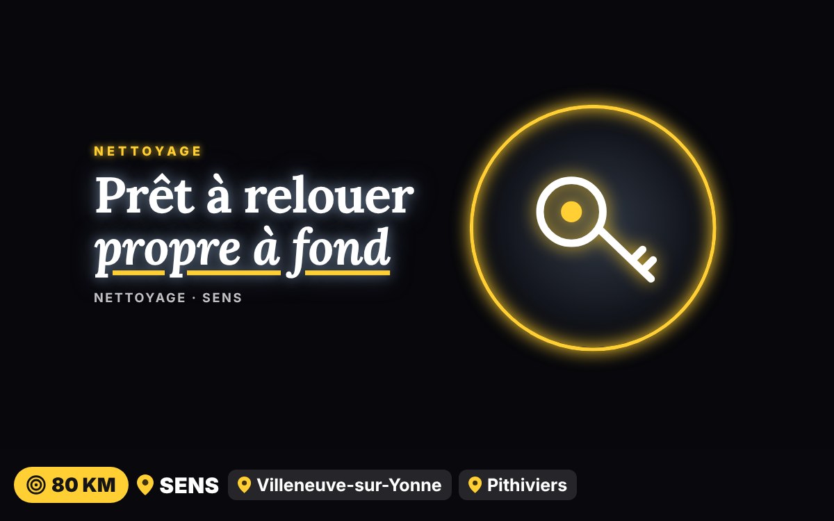 Notre équipe va nettoyer votre logement avant une relocation à Orléans