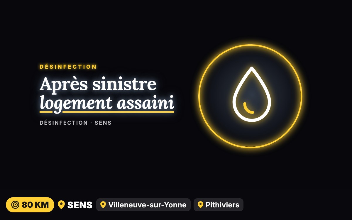 Notre équipe va nettoyer et désinfecter votre logement après un sinistre à Orléans