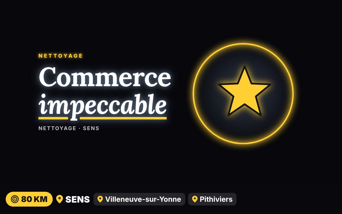 Notre équipe va nettoyer votre commerce en profondeur à Orléans