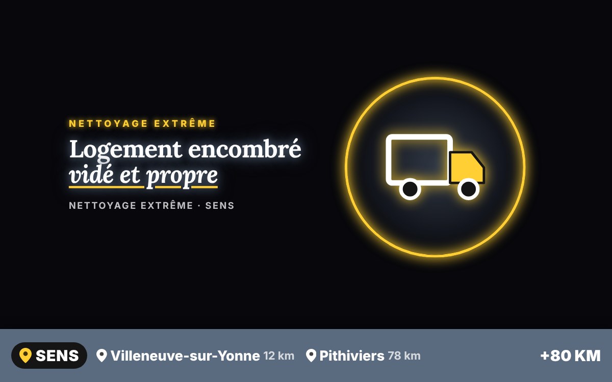 Notre équipe va vider et nettoyer un logement très encombré à Orléans