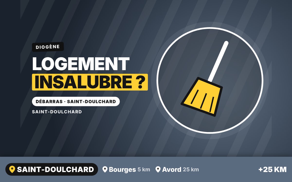 Je vais débarrasser et nettoyer votre logement (syndrome de Diogène) à Bourges