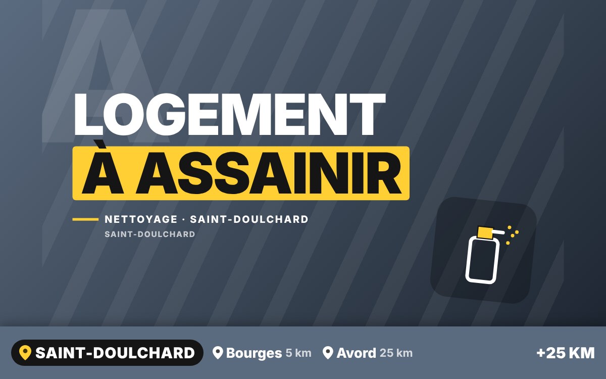 Je vais remettre en état votre logement après Diogène à Bourges