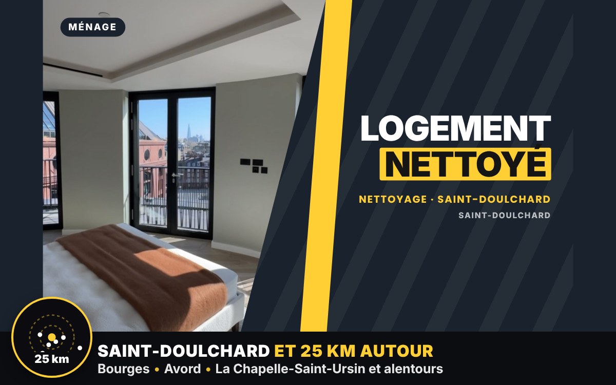 Je vais nettoyer votre logement de fond en comble à Bourges