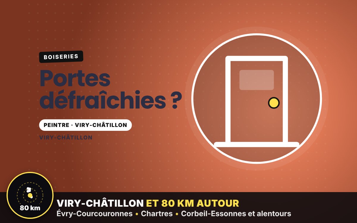 Je vais repeindre vos portes et boiseries à Amilly